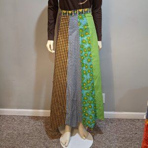 Vintage Gore Patchwork Maxi skirt